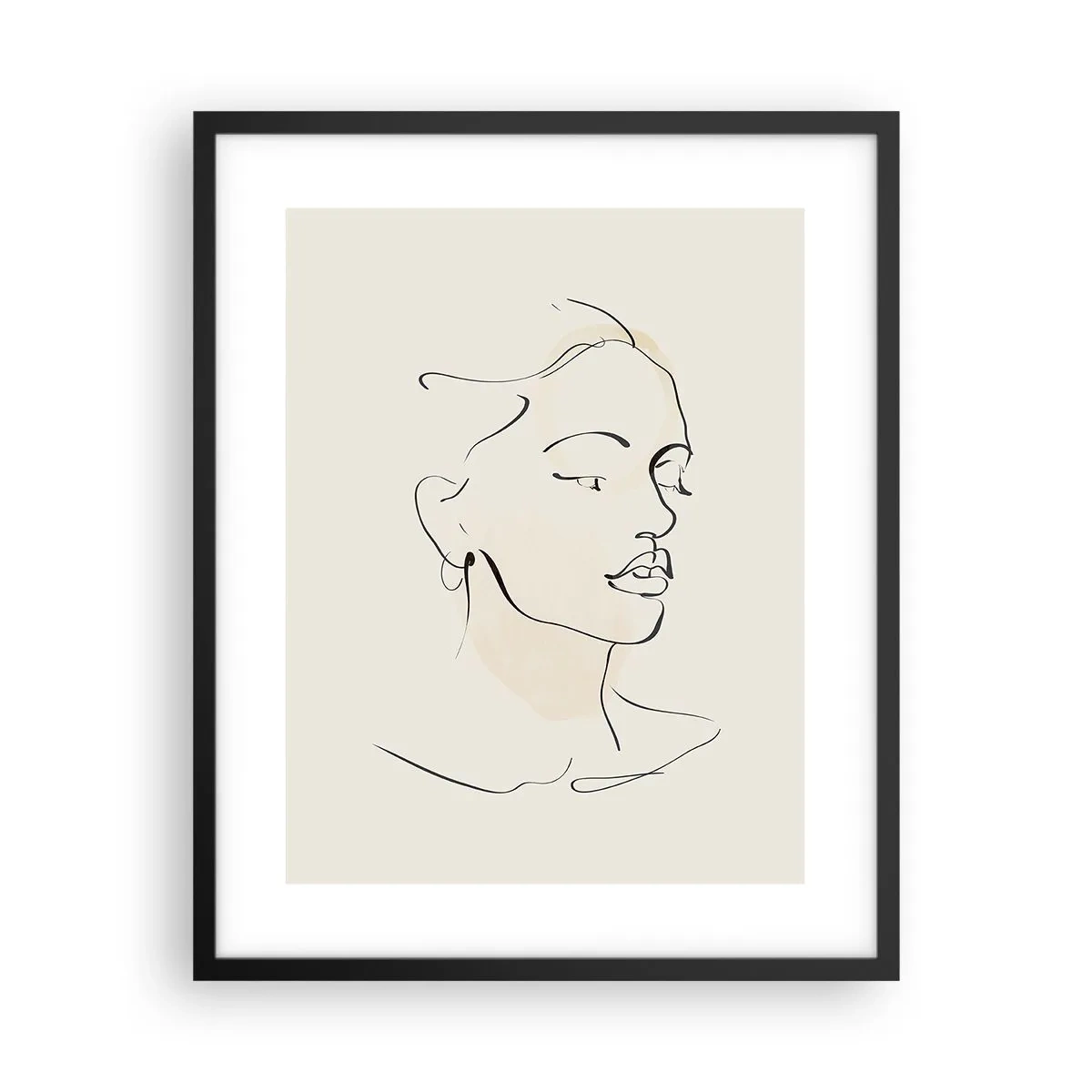 Plagát v čiernom ráme - Výrazným ťahom - 40x50 cm