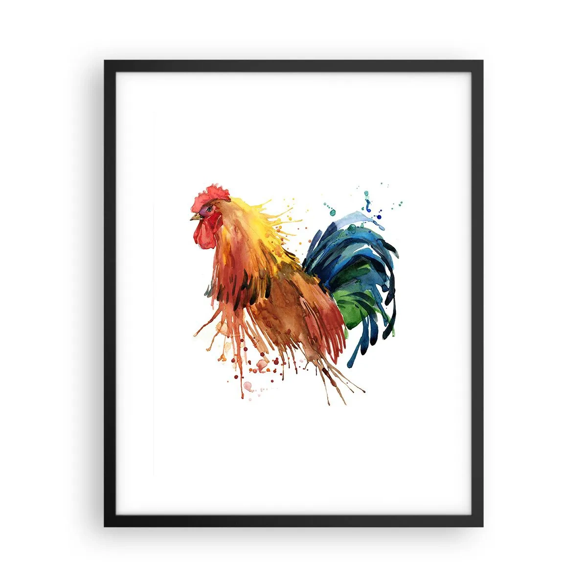 Plagát v čiernom ráme - Kráľovský šat, kráľovská pýcha - 40x50 cm