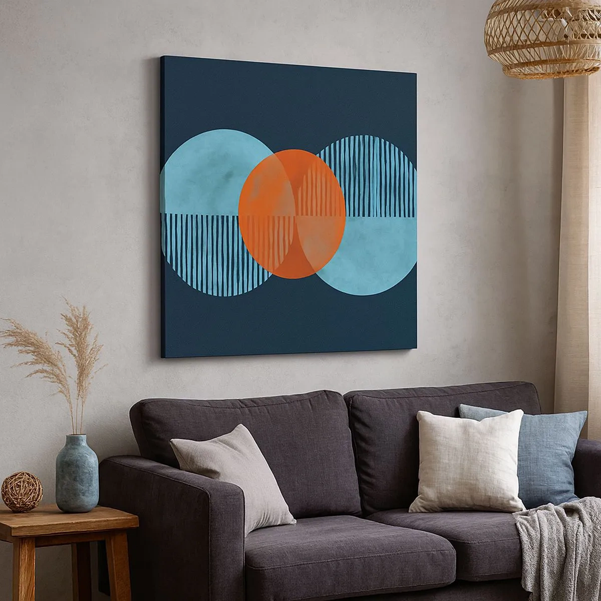 Obraz na plátne - Symetrická kompozícia - 30x30 cm