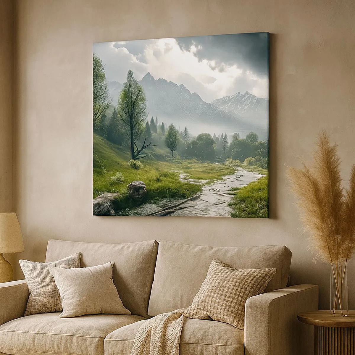 Obraz na plátne - Tam a späť - 30x30 cm