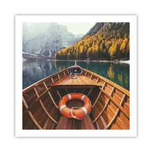 Plagát - Horská túra - 60x60 cm