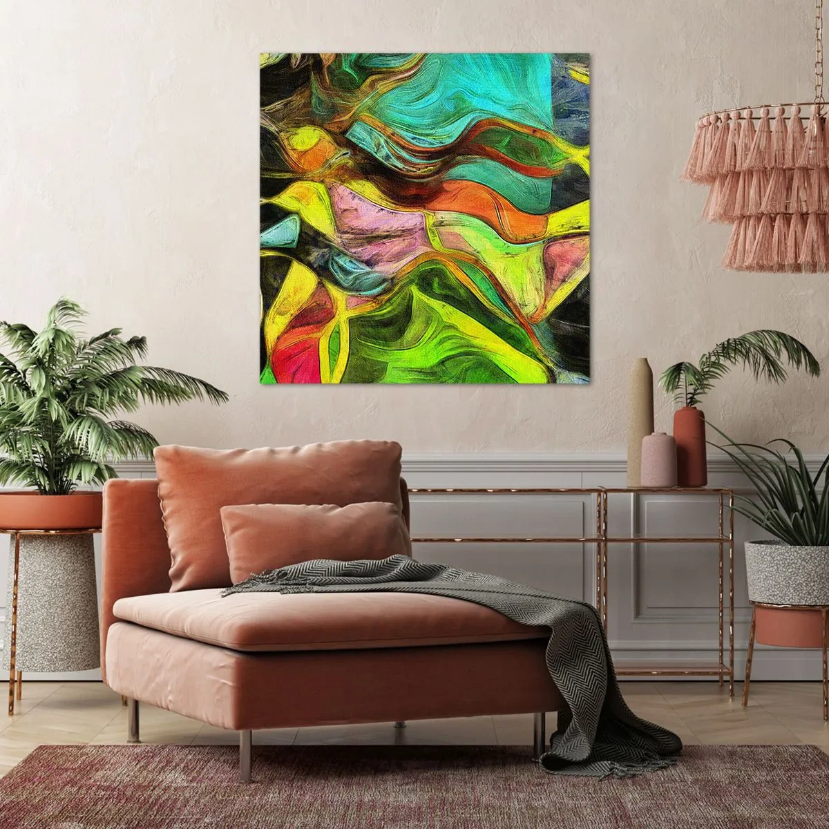 Obraz na plátne - Pohyb je život - 50x50 cm