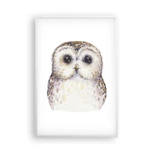 Plagát v bielom ráme - Pozri sa mi do očí - 61x91 cm