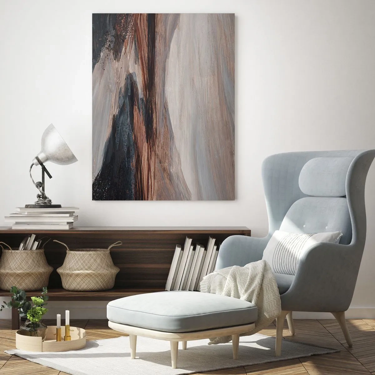 Obraz na skle -  Pokojné údolie - 70x100 cm