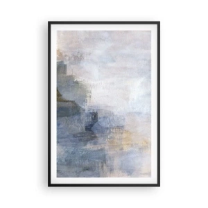 Plagát v čiernom ráme - Tóny a akordy farieb - 61x91 cm