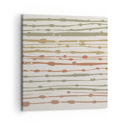 Obraz na plátne - Hudobný záznam farieb - 60x60 cm