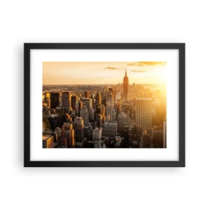 Plagát v čiernom ráme - Rast na slnku - 40x30 cm