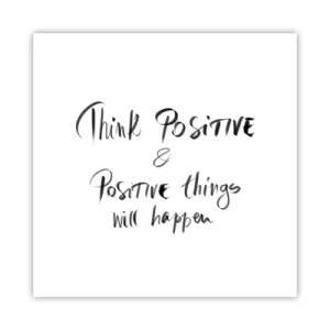 Plagát - Ako žiť? - 30x30 cm