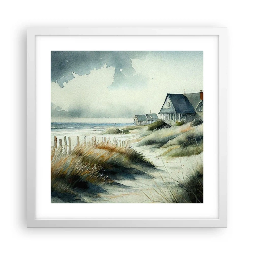 Plagát v bielom ráme - Ďaleko od zhonu - 40x40 cm