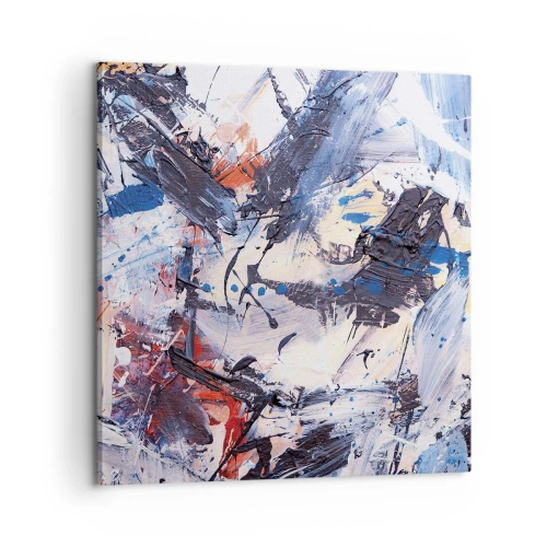 Obraz na plátne - Bláznivý tanec abstrakcie - 60x60 cm