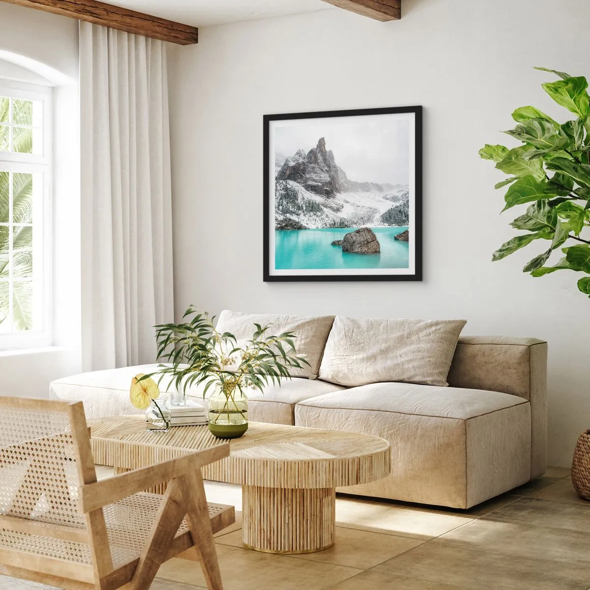 Plagát v čiernom ráme - Na stráži - 60x60 cm