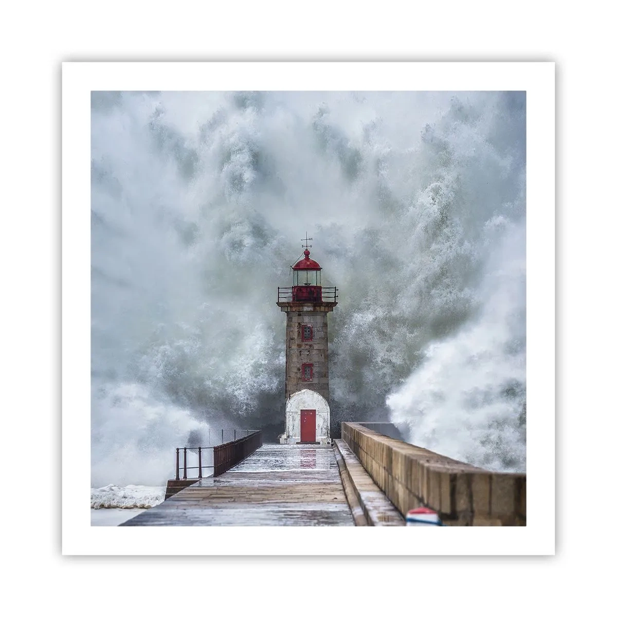 Plagát - Hukot vody, šum vetra - 60x60 cm