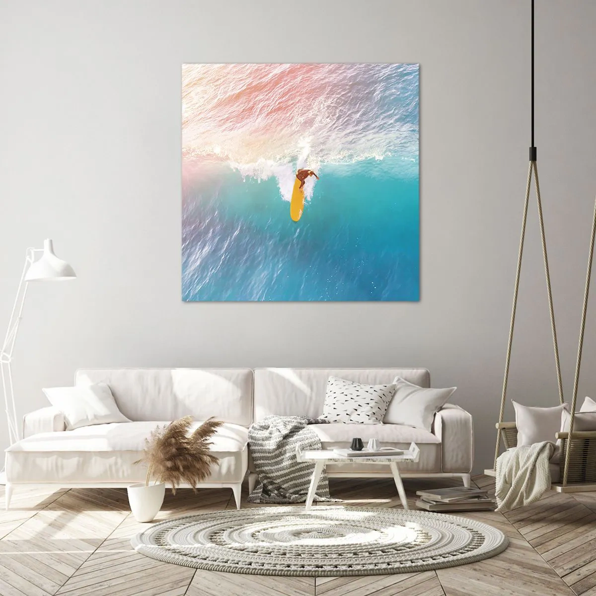 Obraz na plátne - Oceanický jazdec - 30x30 cm