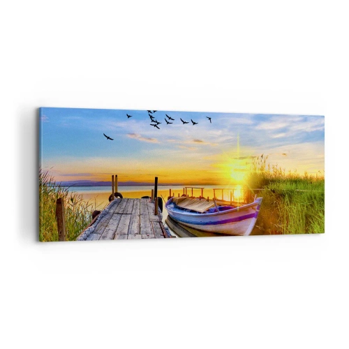 Obraz na plátne - Dovidenia, do zajtrajška - 100x40 cm