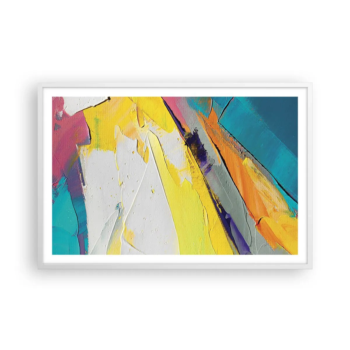 Plagát v bielom ráme - Anatómia svetla - 91x61 cm