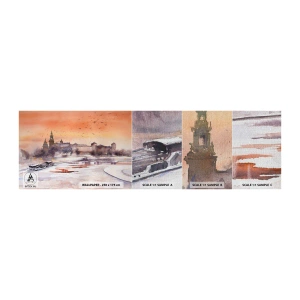 Vzorka fototapety Premium Canvas - Kráľovský západ slnka - Krajina, Krajina, klasické - 100x30 cm