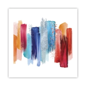 Plagát - Hore a dole - 50x50 cm