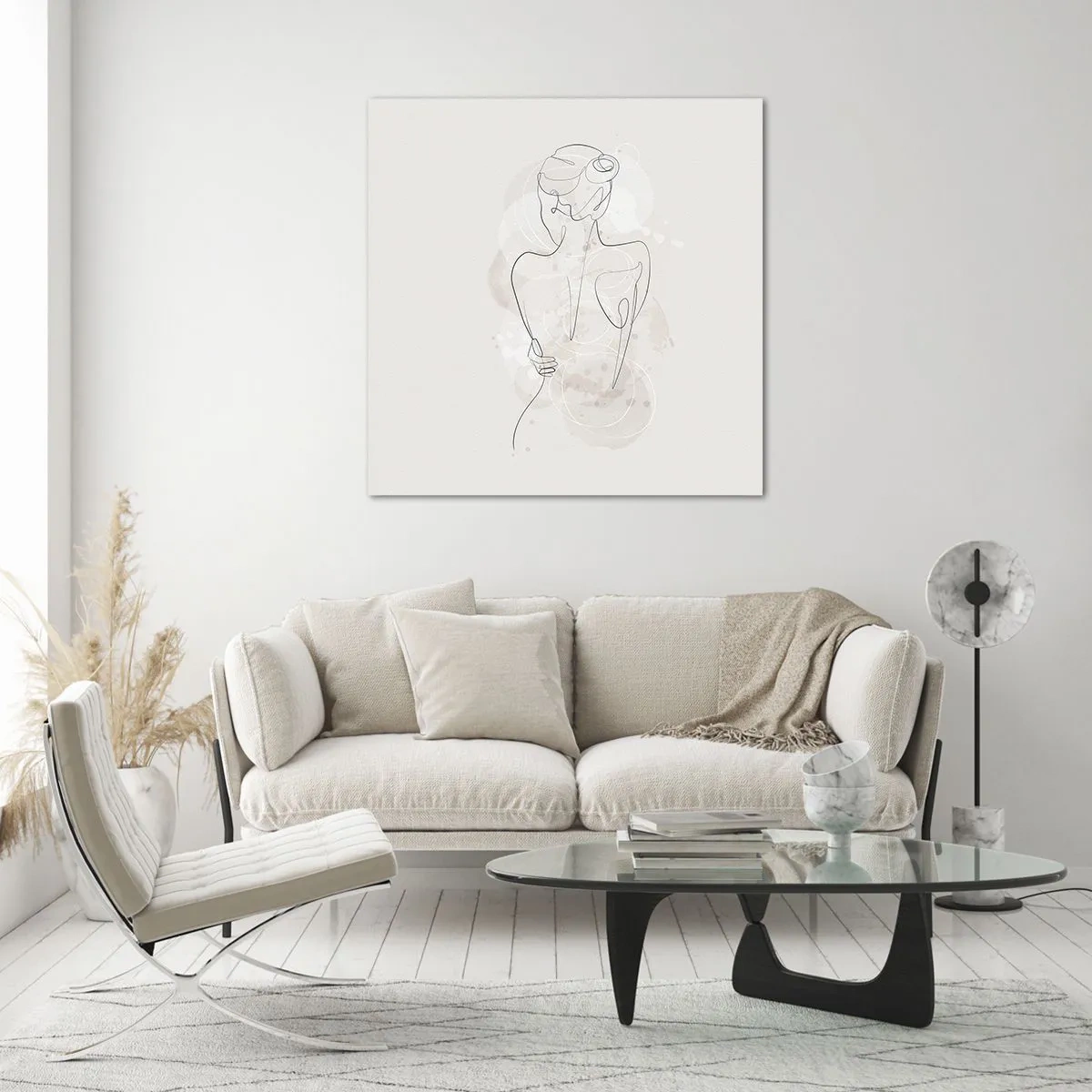 Obraz na skle - Ako citlivý nástroj - 70x70 cm