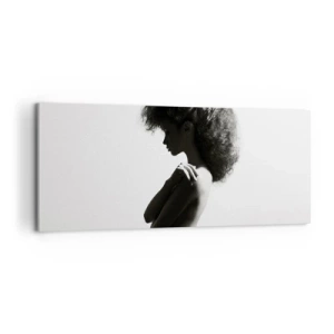 Obraz na plátne - Ako kvetina na štíhlej stonke - 100x40 cm