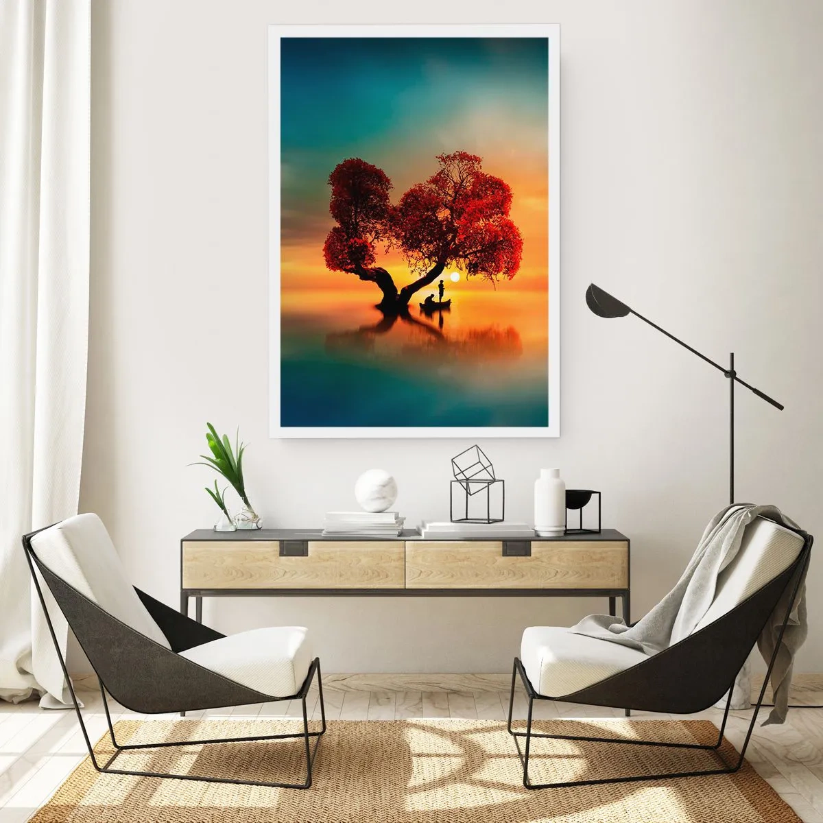 Plagát - Voda a ticho vesmíru - 50x70 cm