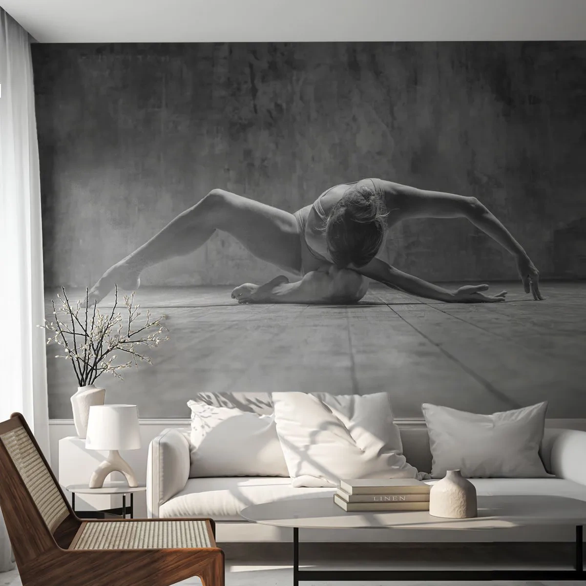 Fototapeta Premium Sand - Nájdená symetria - Balerína, balet, Tancujte - 100x70 cm