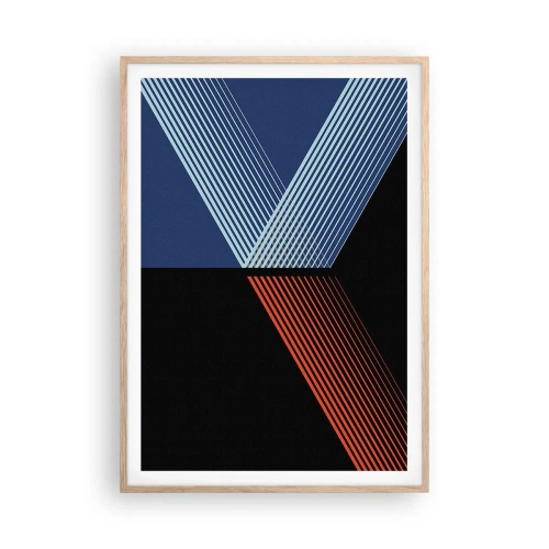 Plagát v ráme zo svetlého duba - Jednoduchý príbeh - 70x100 cm