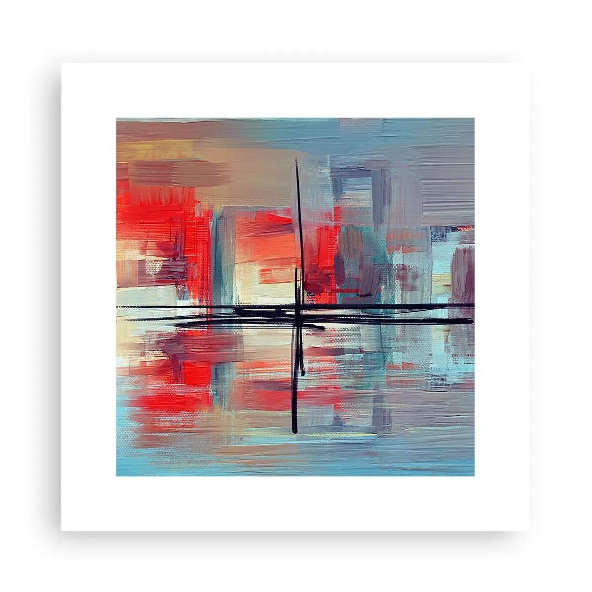 Plagát - Krajina v neznámej dimenzii - 30x30 cm