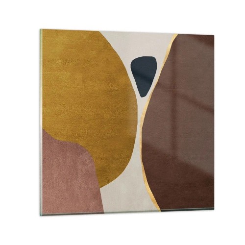 Obraz na skle - Abstrakcia – miesto v priestore - 40x40 cm