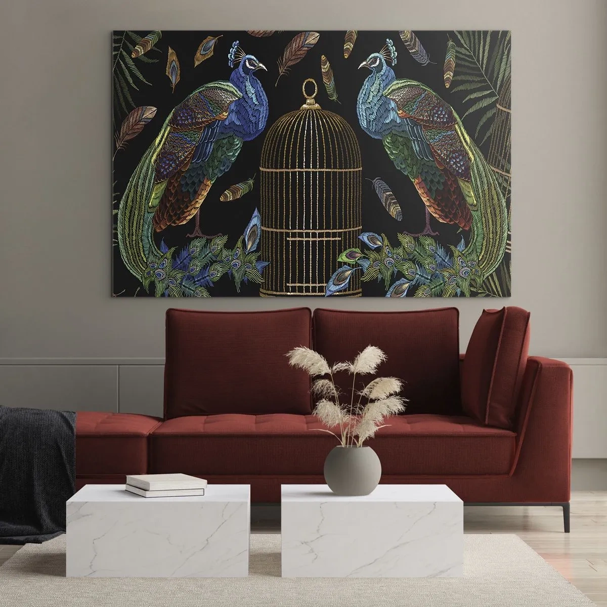 Obraz na skle - V kráľovskom rúchu - 100x70 cm