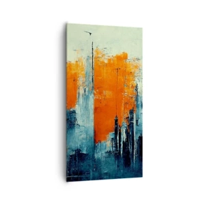 Obraz na plátne - Moderná krajina - 65x120 cm