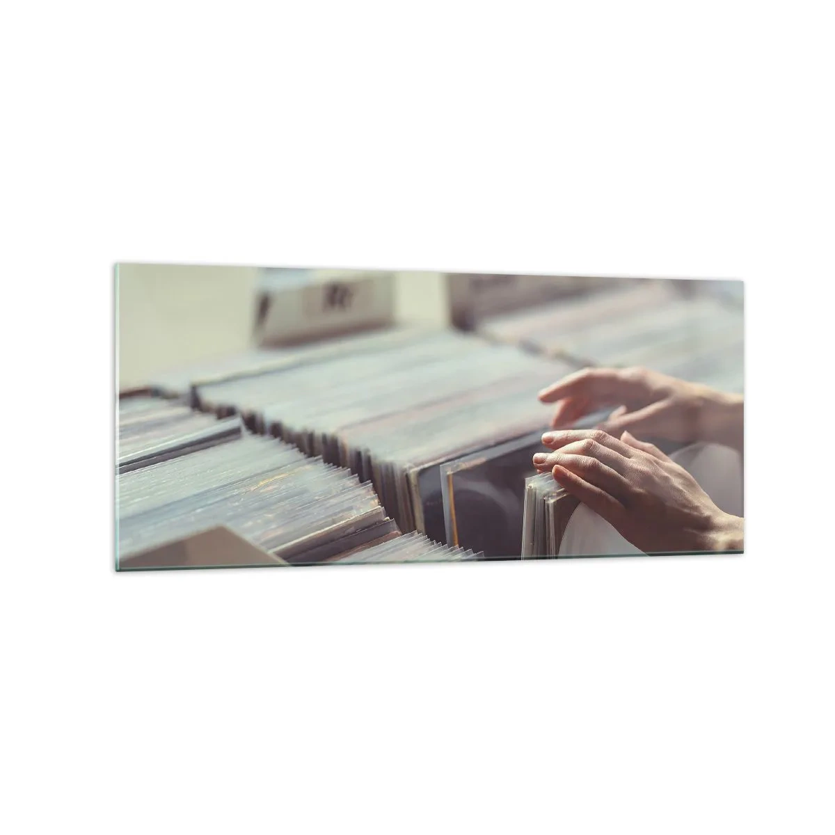 Obraz na skle - Hľadanie emócií - 120x50 cm