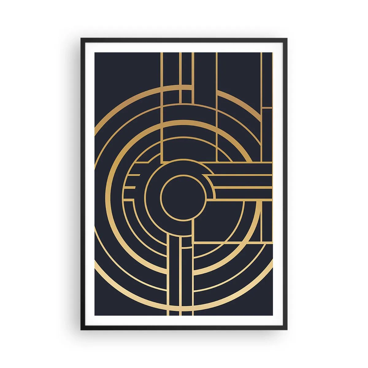 Plagát v čiernom ráme - Obraty udalosti - 70x100 cm