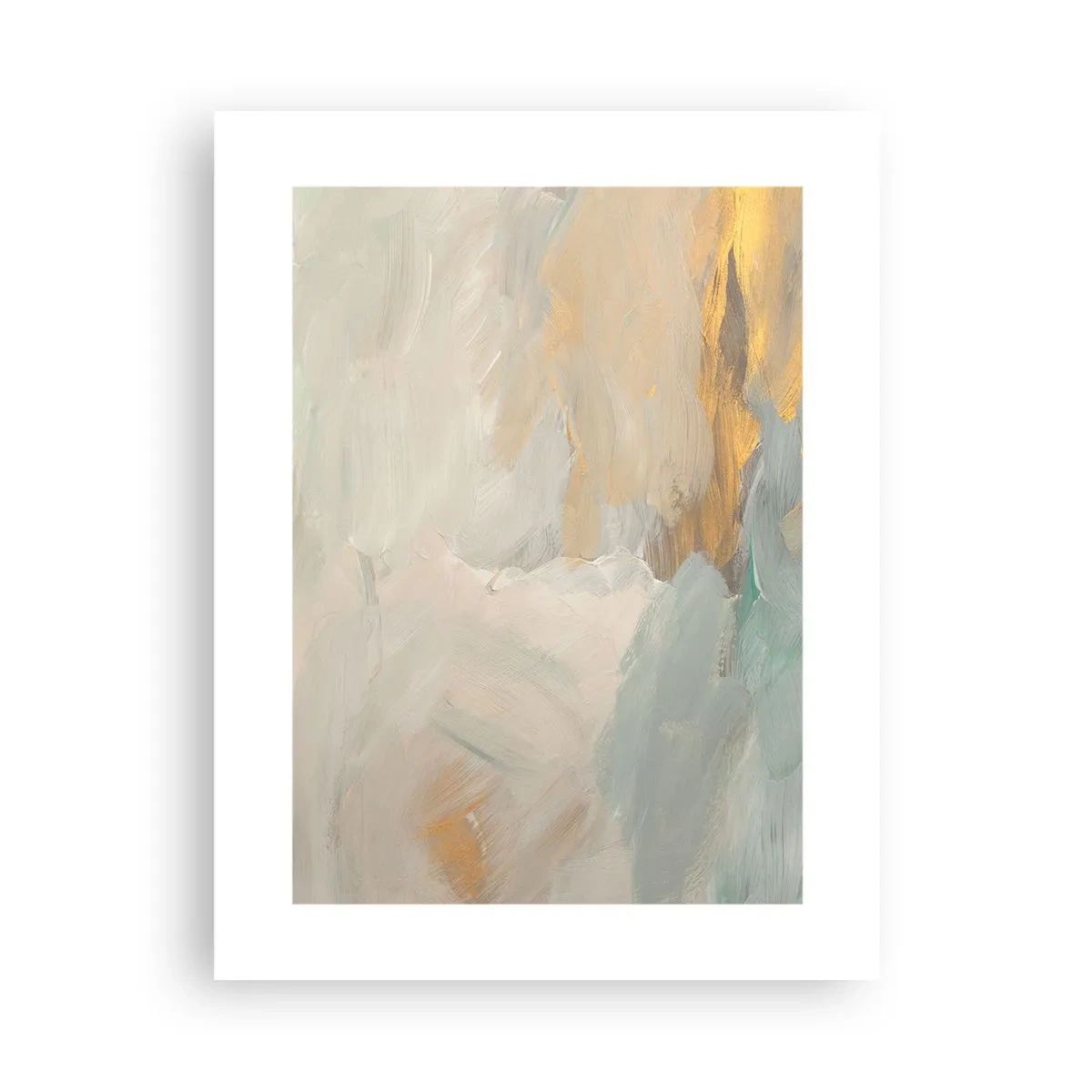 Plagát - Abstrakcia – krajina nehy - 30x40 cm