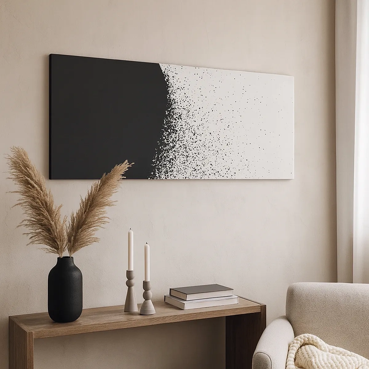 Obraz na plátne - Pohyb častíc - 30x30 cm
