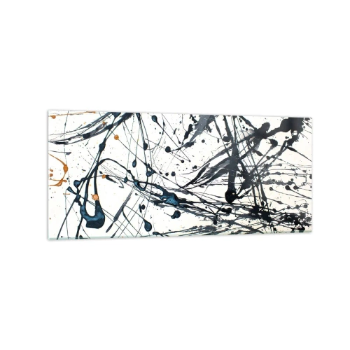 Obraz na skle - So zmyslom alebo bez zmyslu? - 120x50 cm