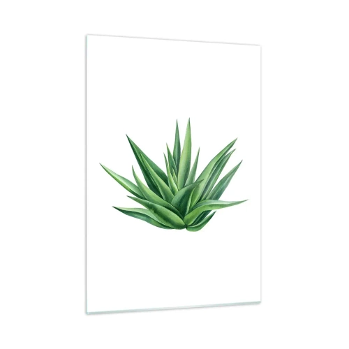 Obraz na skle - Zelená – sila – život - 50x70 cm