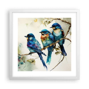 Plagát v bielom ráme - Urazil sa? - 40x40 cm