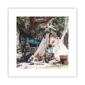 Plagát - Make love… - 30x30 cm