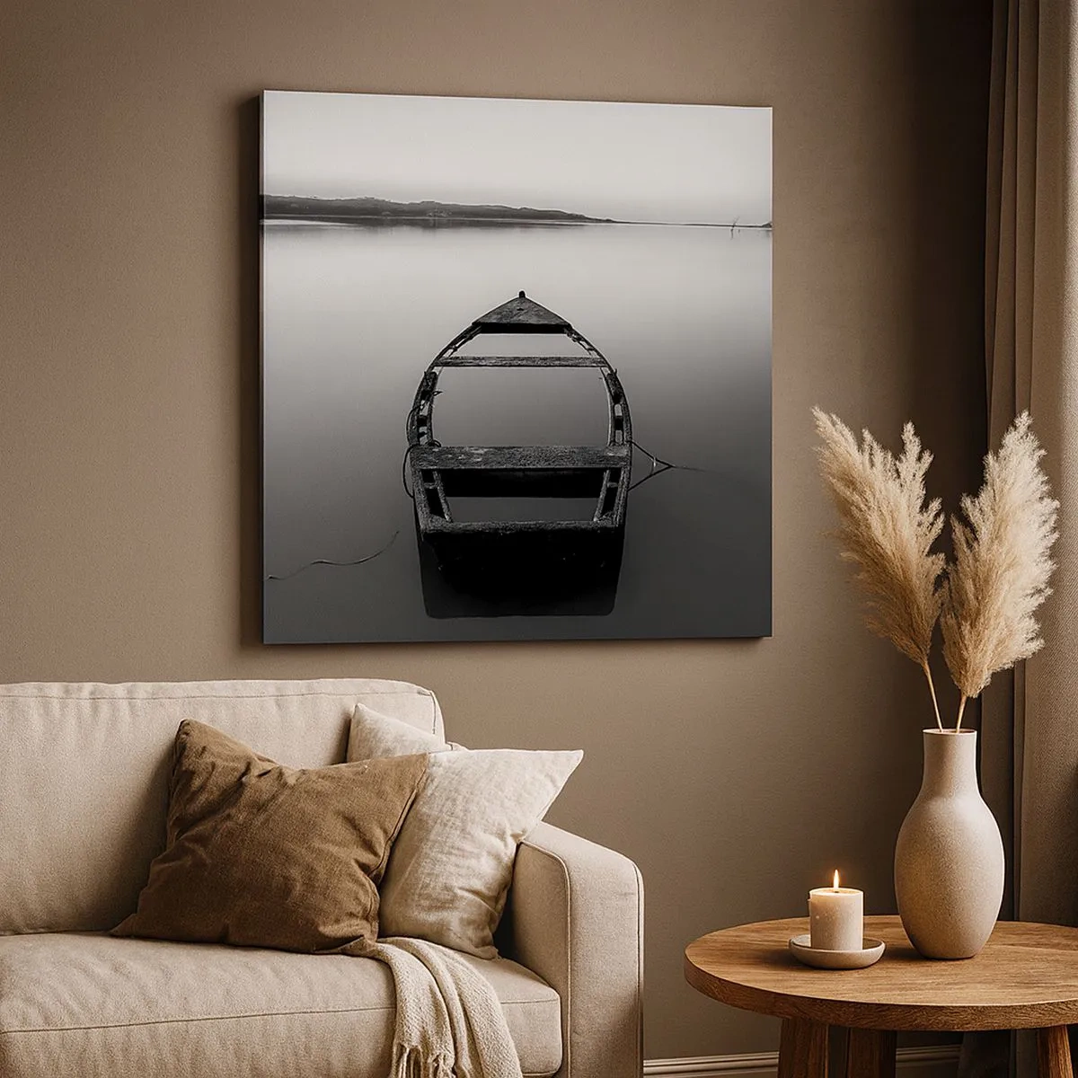 Obraz na plátne - Túžba a melanchólia - 30x30 cm