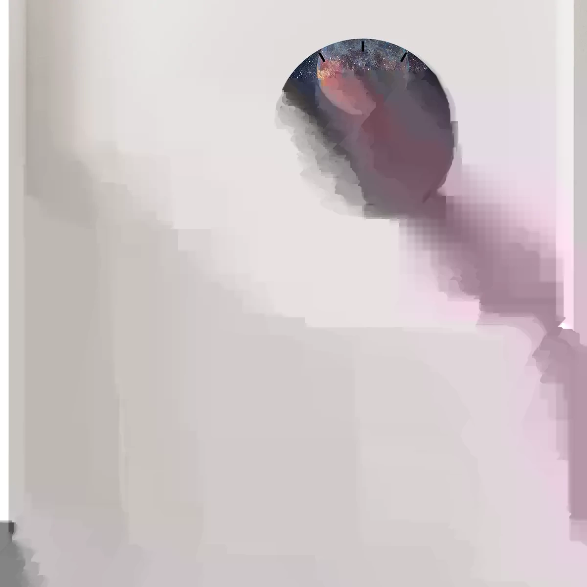 Nástenné hodiny - Stavať si vzdušné zámky - 40x40 cm