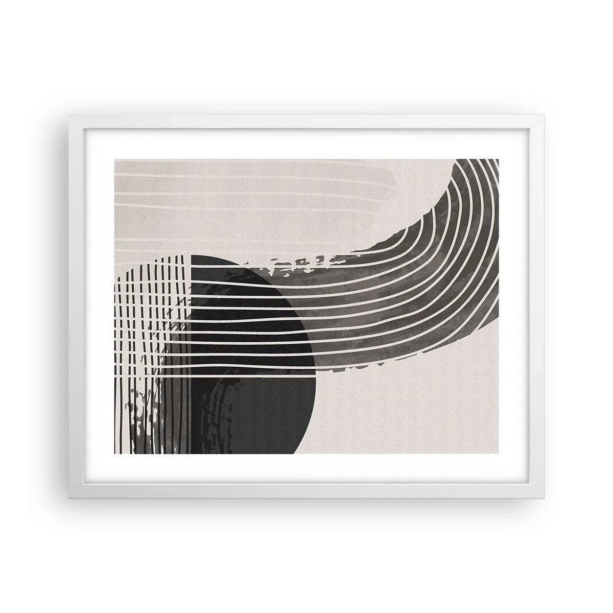 Plagát v bielom ráme - Tam a späť - 50x40 cm