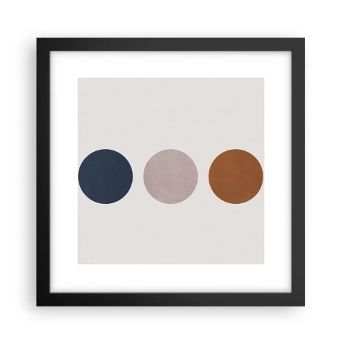 Plagát v čiernom ráme - Symbol dokonalosti - 30x30 cm