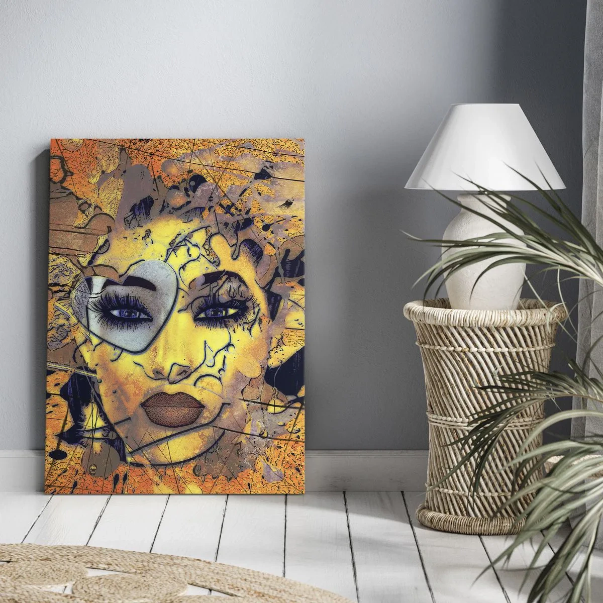 Obraz na plátne - Slnečná krása - 55x100 cm