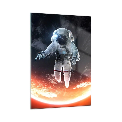 Obraz na skle - Môžem zostať ešte chvíľku? - 50x70 cm