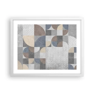 Plagát v bielom ráme - Keramická fantázia - 50x40 cm