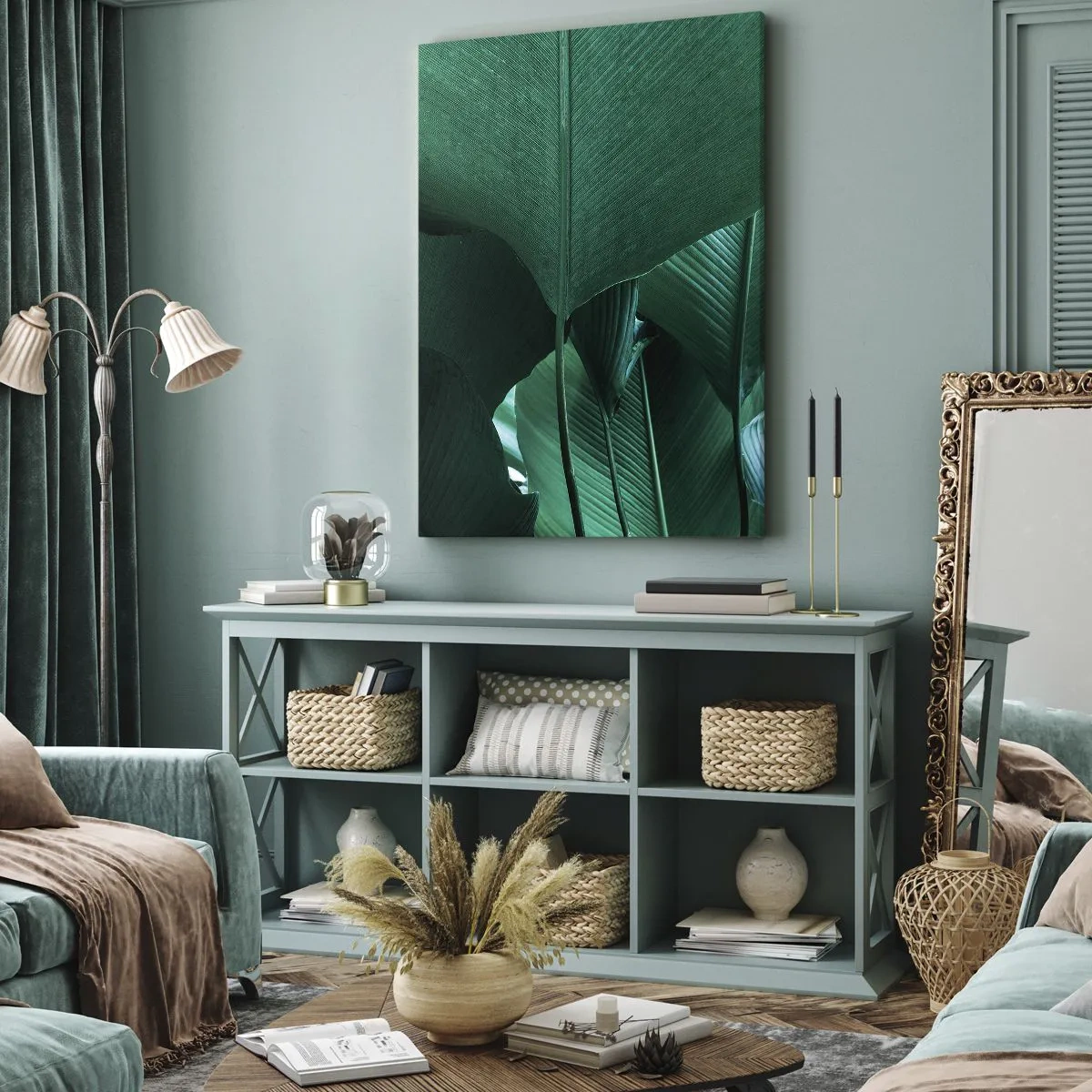 Obraz na plátne - Obrátené k svetlu - 80x120 cm