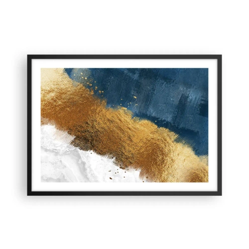 Plagát v čiernom ráme - Farby leta - 70x50 cm