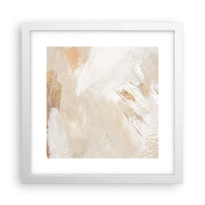 Plagát v bielom ráme - Pastelová kompozícia - 30x30 cm