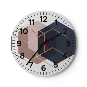 Nástenné hodiny - Sila jednoduchosti - 30x30 cm