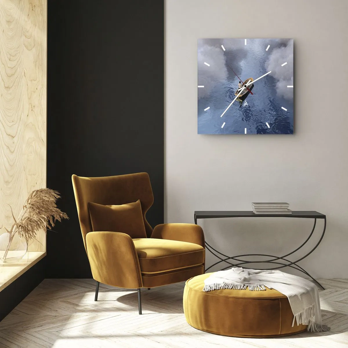 Nástenné hodiny - Život – cesta – neistota - 30x30 cm